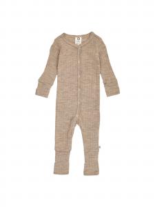 Müsli by GREEN COTTON Комбинезон/боди в крапчатом коричневом