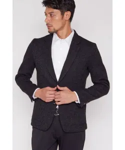 Куртка из шерстяного жаккарда ZERO от TORNADO MART, цвет Navy