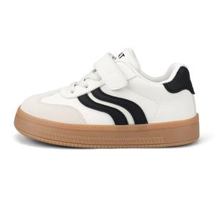 Нескользящие, износостойкие, водонепроницаемые низкие детские кроссовки для повседневной носки ST&SAT KIDS, бежевый/фиолетовый