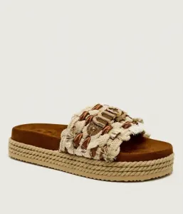 Тапочки Mou, бежевый