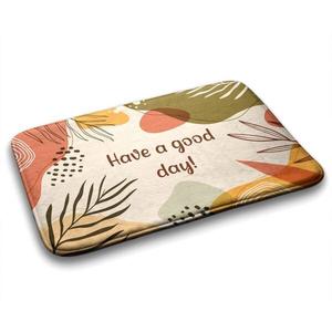 Коврик для ванной Tulup Geometrisches Gemüse, 75x1x75 см, бежевый