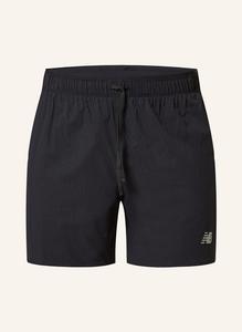 Шорты для бега 2 в 1 rc ультра легкие раздельные короткие 5" New Balance, черный