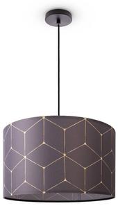 Подвесной светильник Paco Home Hugo Pd1 Cub 010, черный - алюминий - 46 x 27 x 46 см