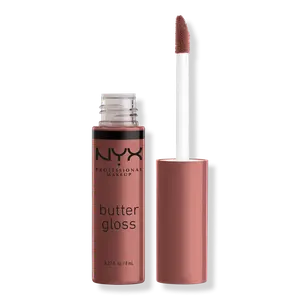 Нелипкий блеск для губ Butter Gloss NYX Professional Makeup, Spiked Toffee (brown mauve)