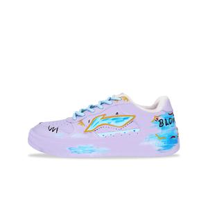 LINING Понтонные лодки BLOW модные универсальные, ручная роспись трендовые дышащие лоу-топ скейтборд обувь женские purple blue