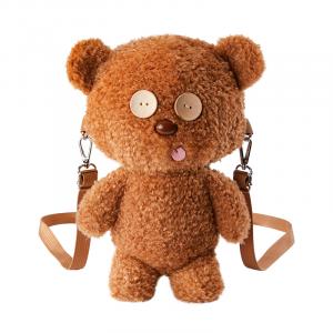 Коллекционная плюшевая кукла Tim Bear с длинным ворсом высотой 40см/50см MINIONS