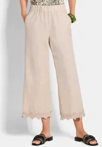 Брюки-Кюлоты vera со шпиценбордюром Goldner, Stone