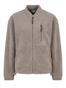 Флисовая куртка серо-коричневого цвета Sublevel