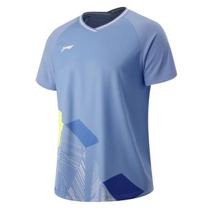 Женская футболка для бадминтона LINING, Floral Teal