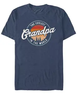 Мужская футболка с коротким рукавом Coolest Grandpa Fifth Sun, синий