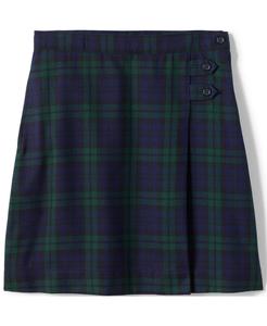 Школьная форма для девочек, плюс клетчатая юбка-трапеция ниже колена Lands' End