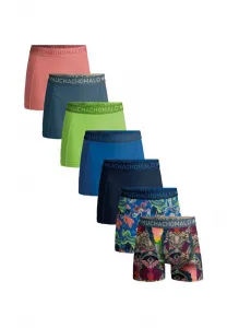 7Pack боксерские трусы Muchachomalo, Print Blue Grey Pink