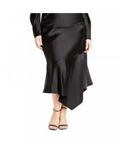 Юбка Keyla размера плюс CITY CHIC, черный