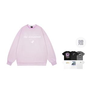 Свитшот для осени и зимы унисекс The Simpsons, розовый