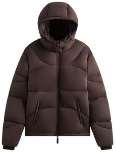 Куртка Kith Matte Taffeta Corey Puffer, коричневый