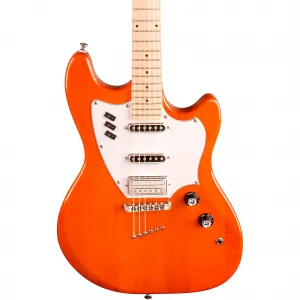 Электрогитара Guild Surfliner с твердым корпусом, Закатный Оранжевый