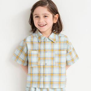 Футболка с коротким рукавом в клетку «Покопоко»/футбольная Branshes, цвет Blue