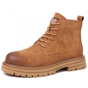 Bellum Han Кроссовки Crew Martin мужские с желтой флисовой подкладкой, цвет Yellow Fleece-Lined