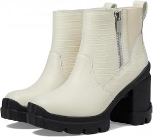 Ботильоны женские SOREL Caribou кожаные на блочном каблуке, бежевый