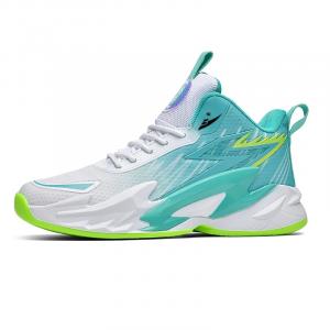 Kuding Амортизирующие нескользящие износостойкие баскетбольные кроссовки мидтоп Unisex - White Moon, цвет White Moon