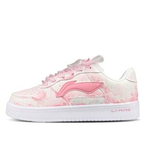 LINING Скейтерские кеды Unisex низкие износостойкие и легкие Cherry Blossom Pink