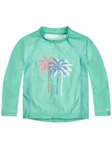 Рубашка для плавания Пальмы бирюзового цвета Playshoes