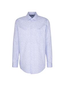 Рубашка делового покроя Regular Fit SEIDENSTICKER, синий/пастельно-голубой/светло-голубой