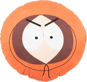 Подушка "Южный Парк" - Кенни, плюшевая декоративная подушка, подушка под голову, подушка на сиденье, оранжевая, 37 x 33 см United Labels