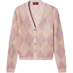 GUCCI SS25 Вязаный свитер Women's Pink