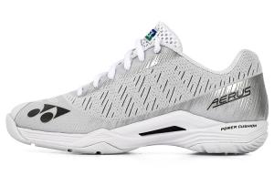 YONEX Бадминтонные кроссовки Power Cushion женские, низкие, белые, серые, серебристые