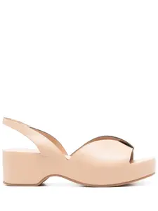 Босоножки на платформе Del Carlo, нейтральный