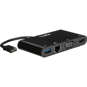 Док-станция Rocstor Premium USB Type-C to HDMI, VGA, GbE & USB Y10A248-B1