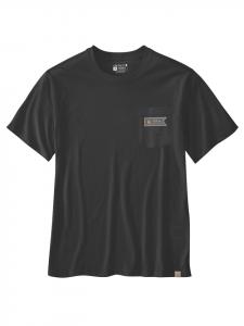 CARHARTT Футболка с графическим принтом черного цвета