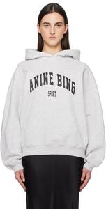 Серая толстовка Harvey ANINE BING, Heather grey