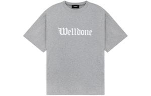 Футболка унисекс серая We11Done, серый