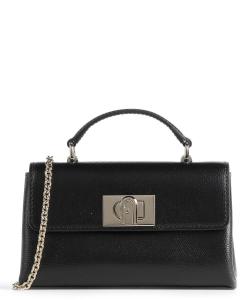 Мини-сумка на плечо 1927 из зерненой кожи Furla, черный