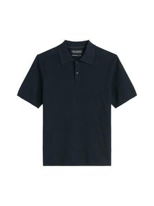Marc O'Polo Рубашка-поло обычного пике темно-синего цвета