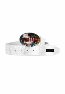 Пояс Cipo & Baxx, белый