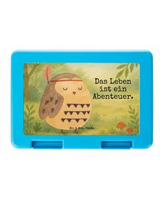 Mr. & Mrs. Panda Дизайн коробки для закусок: совиное перо, надпись белым цветом