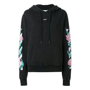 Толстовка c o virgil abloh floral 'black' Off-White, черный