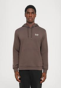 Худи EA7 Emporio Armani TRAIN LOGO SERIES HOODIE EXTENDED, Chocolate Brown/Brown