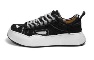 CROOKED CARD Низкие кроссовки для скейтбординга унисекс, черные