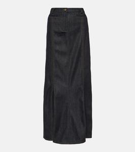 Джинсовая юбка макси alis Aya Muse, синий