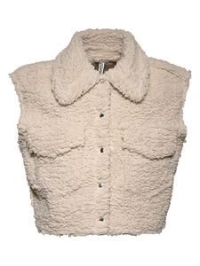 Blue Effect Бежевый флисовый жилет