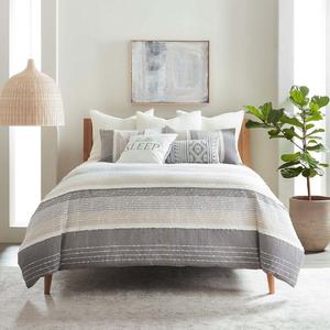 Levtex Home Santander Комплект пододеяльников из 3 предметов, серый