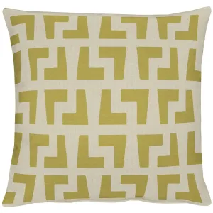 АПЕЛЬТ декоративная подушка "Майами", чехол без наполнения, 1 шт APELT 46х46 см, зеленый