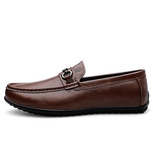 LAORENTOU Мужские повседневные туфли мужские низкие топы коричневые, цвет Brown