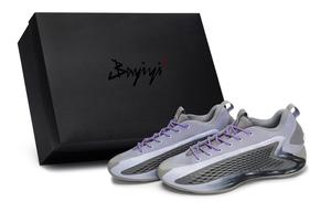 Adidas Баскетбольные кроссовки AE 1 Star Woven, износостойкие, низкие, унисекс, черные, серые, фиолетовые