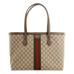 Сумка ophidia gg middle-sized tote bag brown Gucci, коричневый
