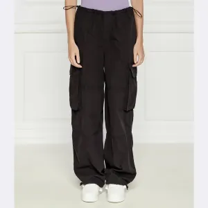 Брюки карго оверсайз Hafison Hugo, черный